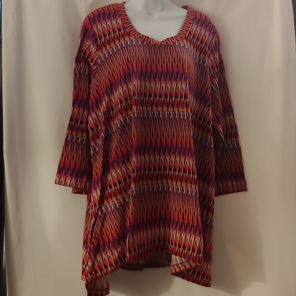 HP Women's Premise Multicolor Patterned Shirt, XXL - Picture 2 of 12